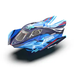 Rlaarlo Parts: Car Body, Blue for AMX12