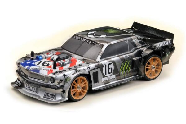 1:16 4WD BL Touring Car "FUN MAKER" stars'n grey RTR
