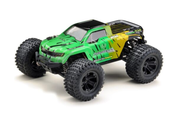 1:16 Monster Truck MINI AMT yellow/green 4WD RTR