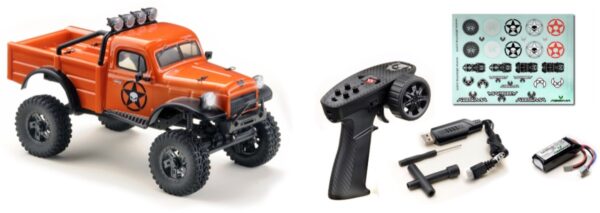 1:18 EVO Crawler "Power Wagon V2" 2-gear orange RTR