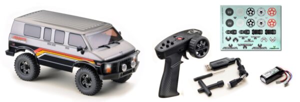 1:18 EVO Crawler "Rock Van V2" 2-gear gunmetal RTR