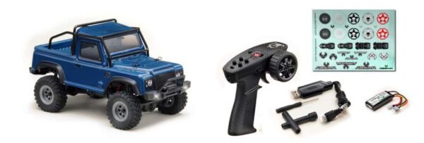 1:24 Micro Crawler "Defender" blue RTR