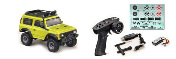 1:24 Micro Crawler "Jimny" yellow RTR