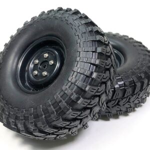 RC Crawler wheels 1.9" Crawler Wheel Set with standard sponge 110mm (2)
