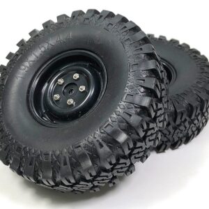 RC Crawler wheels 1.9" Crawler Wheel Set with standard sponge 114mm (2)