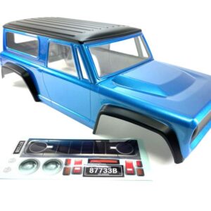 1:10 EP Crawler CR3.4 Pre-assembled Chassis incl. Body "Bronco Style" Blue