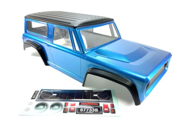 1:10 EP Crawler CR3.4 Pre-assembled Chassis incl. Body "Bronco Style" Blue