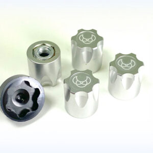 RC Crawler wheels 1:10 Alu. Hub Nut M4 silver (4)