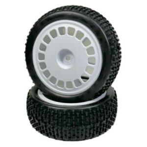 1:10 Buggy Wheel Set "Mini Block" front white (2)