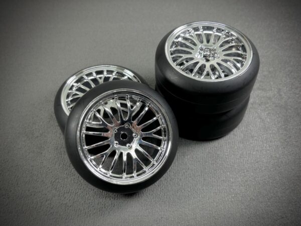 1:10 Drift Wheel Set "The Pimp" chrome (4)