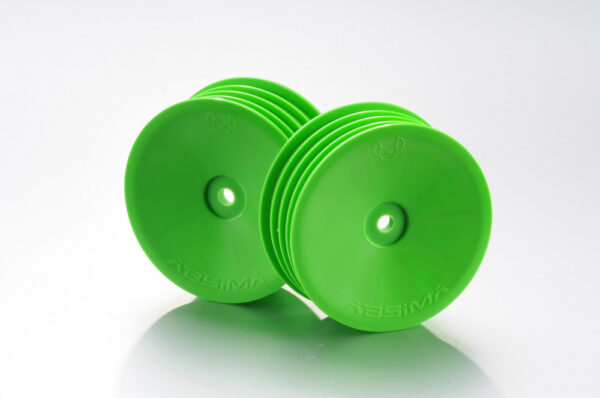 1:10 Off-Road 2WD racing front rims 12mm green (2)