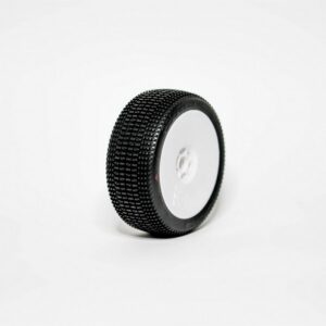 1:8 BUGGY WIND HARD PRE-MOUNTED WHITE 2PCS ""B1COMPOUND""