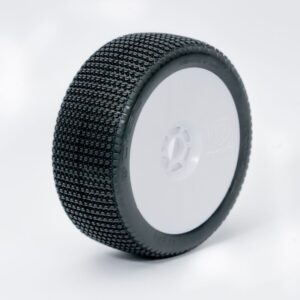 1:8 Buggy TWISTER MEDIUM/SOFT "V2" pre-mounted white (2)