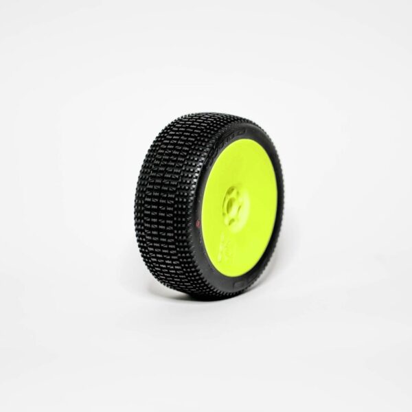 1:8 Buggy WIND MEDIUM pre-mounted yellow ""B1COMP"" (2)