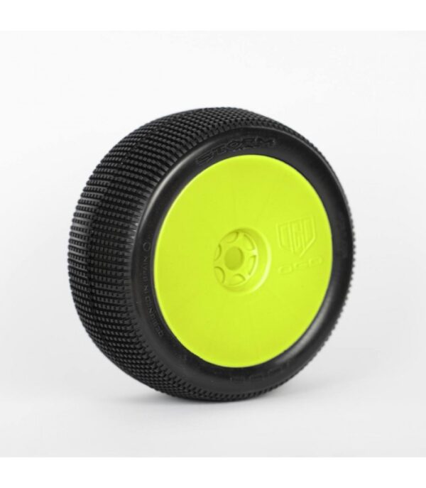 1:8 Truggy STORM SOFT pre-mounted yellow ""B1COMP"" (2)