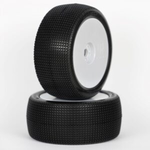 1:8 Truggy TWISTER SUPER SOFT pre-mounted white ""B1COMP"" (2)