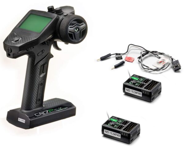 Absima 7-Channel Radio "CR7P" 2.4GHz ANT incl. 2xReceiver