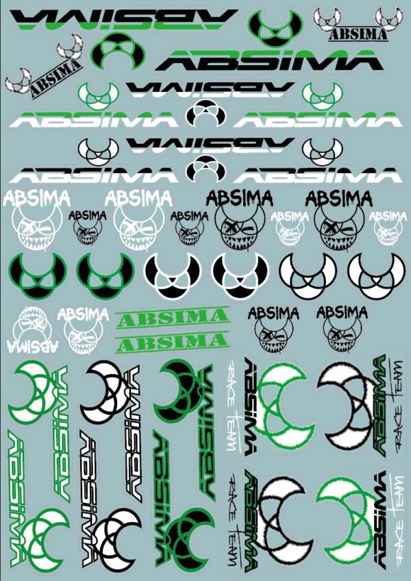Absima sticker sheet 2024 / A4