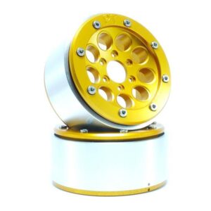 RC Crawler wheels Beadlock Wheels GUN Gold/Gold 1.9 (2) w/o Hub