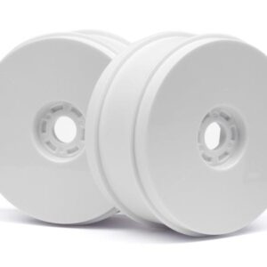 HB 1/8 BUGGY DISH WHEELS V2 (WHITE/4pcs)