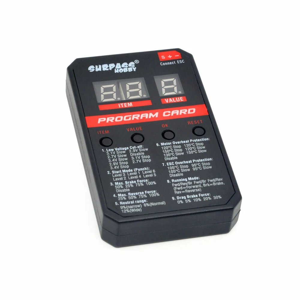 Rocket V2 LED Program card for Sensored ESC (SP-600001-11)