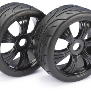 Wheel Set LP Buggy "Street" black 1:8 (2)