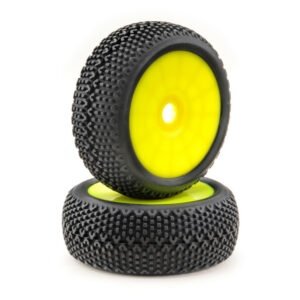 Wheel Set Buggy Disc "Y Pin" yellow 1:8 (2)