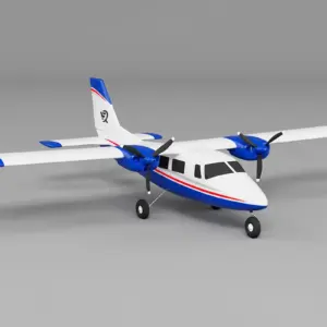 Xfly P68 Twin 850Mm Wingspan Blue - Image 10