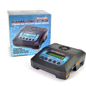 etronix powerpal compact x4 ac/dc charger (uk plug)
