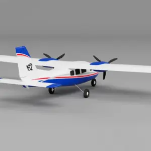 Xfly P68 Twin 850Mm Wingspan Blue - Image 8